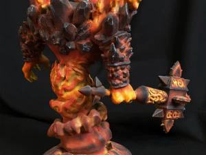 Ragnaros World of Warcraft 3D Print Model