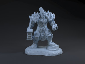Thrall World of Warcraft 3D Print Model