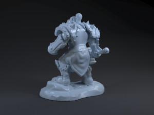 Thrall World of Warcraft 3Dプリントモデル