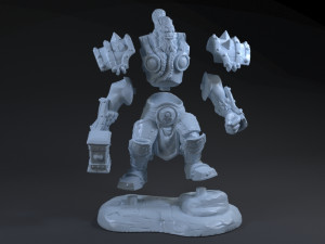 Thrall World of Warcraft 3Dプリントモデル