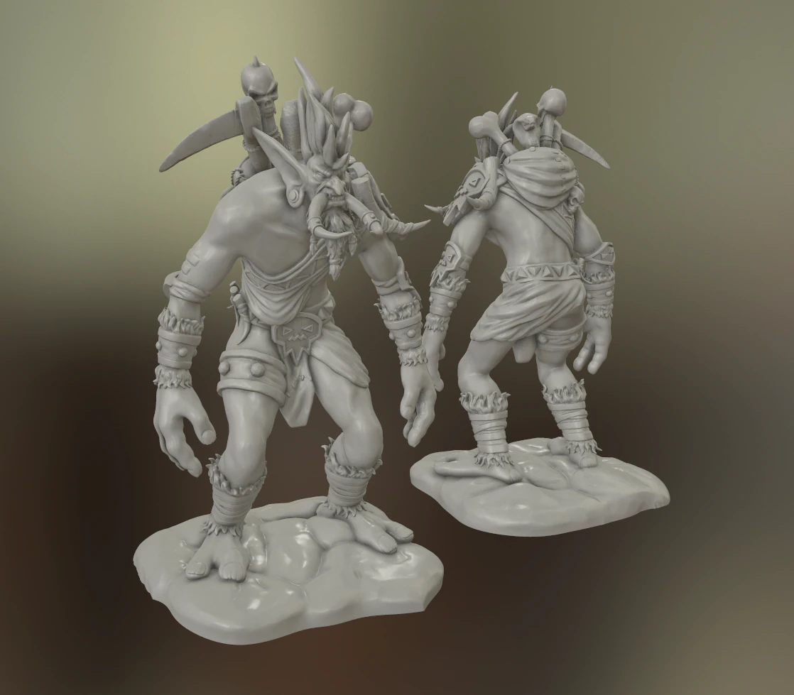 voljin 3D Print Model .c4d .max .obj .3ds .fbx .stl .blend 