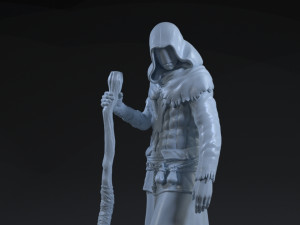 The Caretaker from The Witcher 3 3D-printmodel