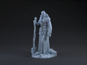The Caretaker from The Witcher 3 3Dプリントモデル