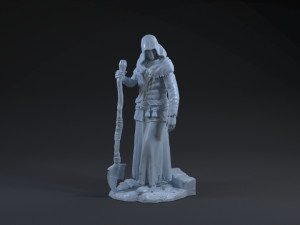 The Caretaker from The Witcher 3 3Dプリントモデル