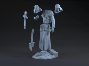 The Caretaker from The Witcher 3 3D Print Model