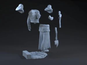 The Caretaker from The Witcher 3 3D Print Model