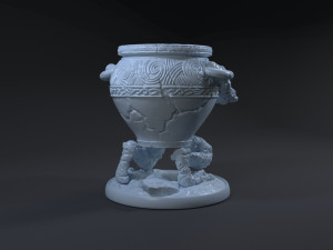 Iron Fist Alexander Elden Ring 3D print model 3D-printmodel