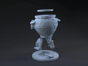 Iron Fist Alexander Elden Ring 3D print model 3D-printmodel