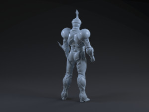Guyver ready 3D print model Modello di stampa 3D