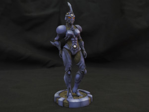 Guyver Girl 3D print model Modello di stampa 3D