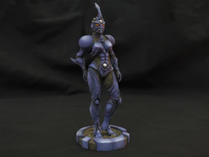 Guyver Girl 3D print model 3D Print Model
