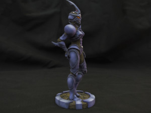 Guyver Girl 3D print model Modello di stampa 3D