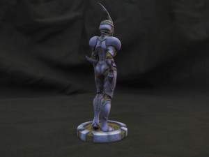 Guyver Girl 3D print model Modello di stampa 3D