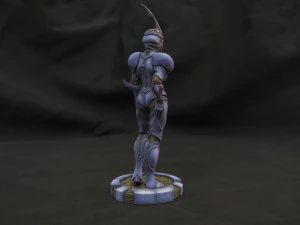 Guyver Girl 3D print model 3D Print Model