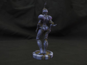Guyver Girl 3D print model Modello di stampa 3D