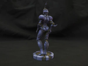 Guyver Girl 3D print model 3D Print Model