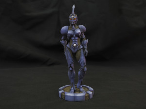 Guyver Girl 3D print model Modello di stampa 3D