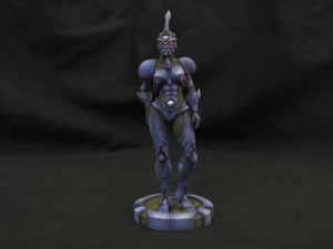 Guyver Girl 3D print model 3D Print Model