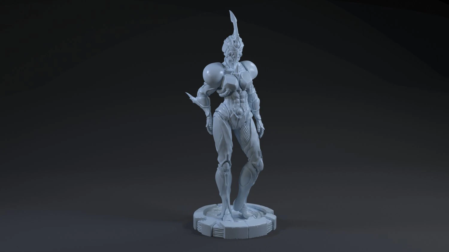 Guyver Girl 3D print model 3D Print Model .c4d .max .obj .3ds .fbx .stl .blend 