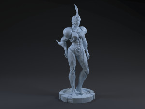 Guyver Girl 3D print model 3D Print Model