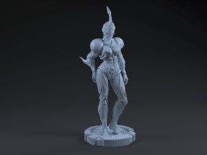 Guyver Girl 3D print model 3D-printmodel