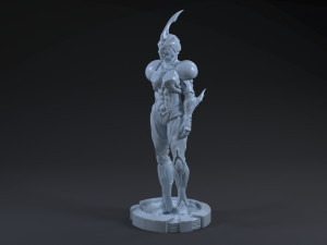 Guyver Girl 3D print model Modello di stampa 3D