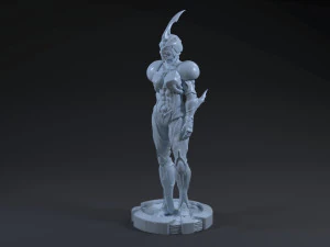 Guyver Girl 3D print model 3D Print Model