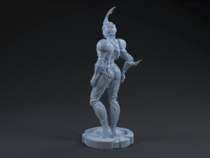 Guyver Girl 3D print model Modello di stampa 3D