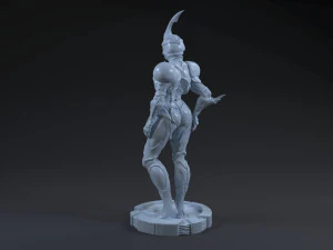 Guyver Girl 3D print model 3D Print Model