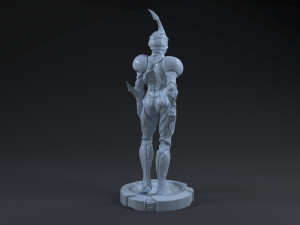 Guyver Girl 3D print model Modello di stampa 3D