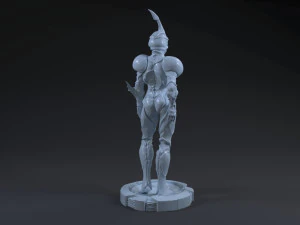 Guyver Girl 3D print model 3D Print Model