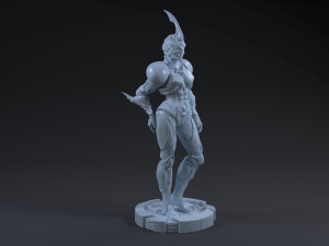 Guyver Girl 3D print model Modello di stampa 3D