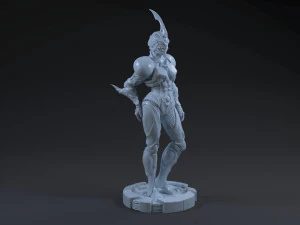 Guyver Girl 3D print model 3D Print Model