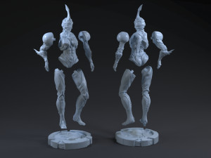 Guyver Girl 3D print model Modello di stampa 3D