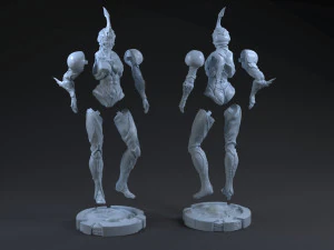 Guyver Girl 3D print model 3D Print Model