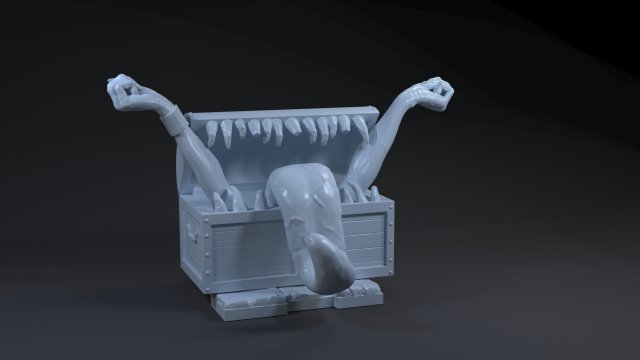 Mimic Dark Souls 3D print model Model do druku 3D .c4d .max .obj .3ds .fbx .stl .blend 
