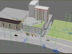 Business center 3D Modell