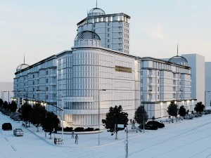 residential complex 3D Model