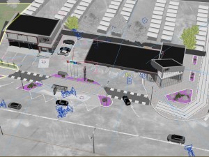 gas station 3Dモデル