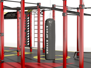 workout street sport sfg 3D Модель