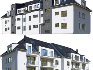 german house 3D 모델