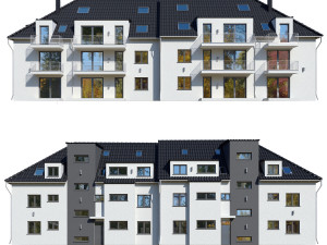 german house Model 3D