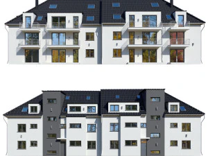 german house 3D Model