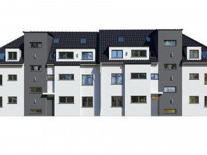 german house Model 3D