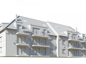 german house Model 3D