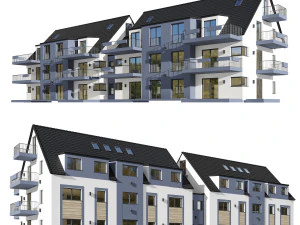 casa tedesca 3 Modello 3D