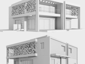 house in israel Modelo 3D