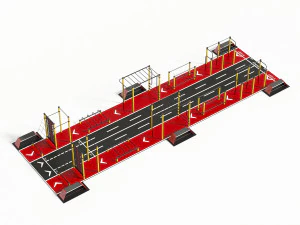 workout street sport scs-202 3D Model