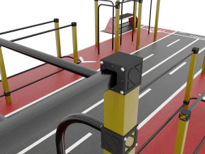 workout street sport scs-202 3D Model