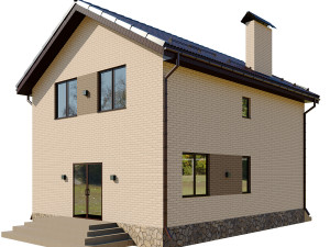cottage 2 Modelo 3D